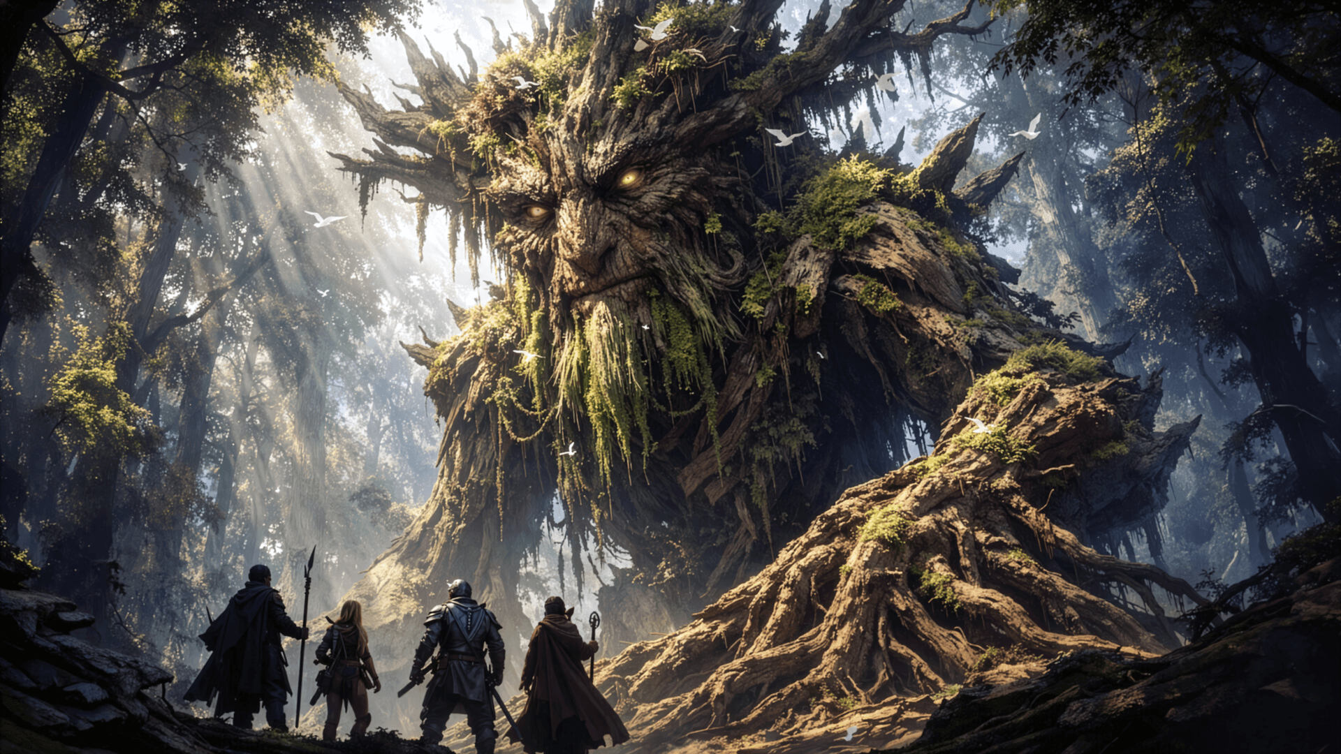 An ancient Treant, guardian of the deepest groves