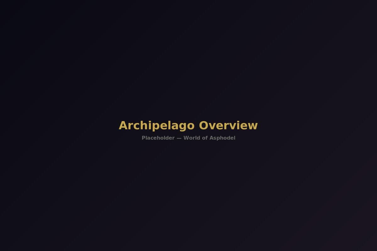 The six islands of Ryukami from above — mountains, waters, and sacred sites